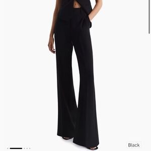 Reiss Margeaux women’s Wide-Leg Trousers in black